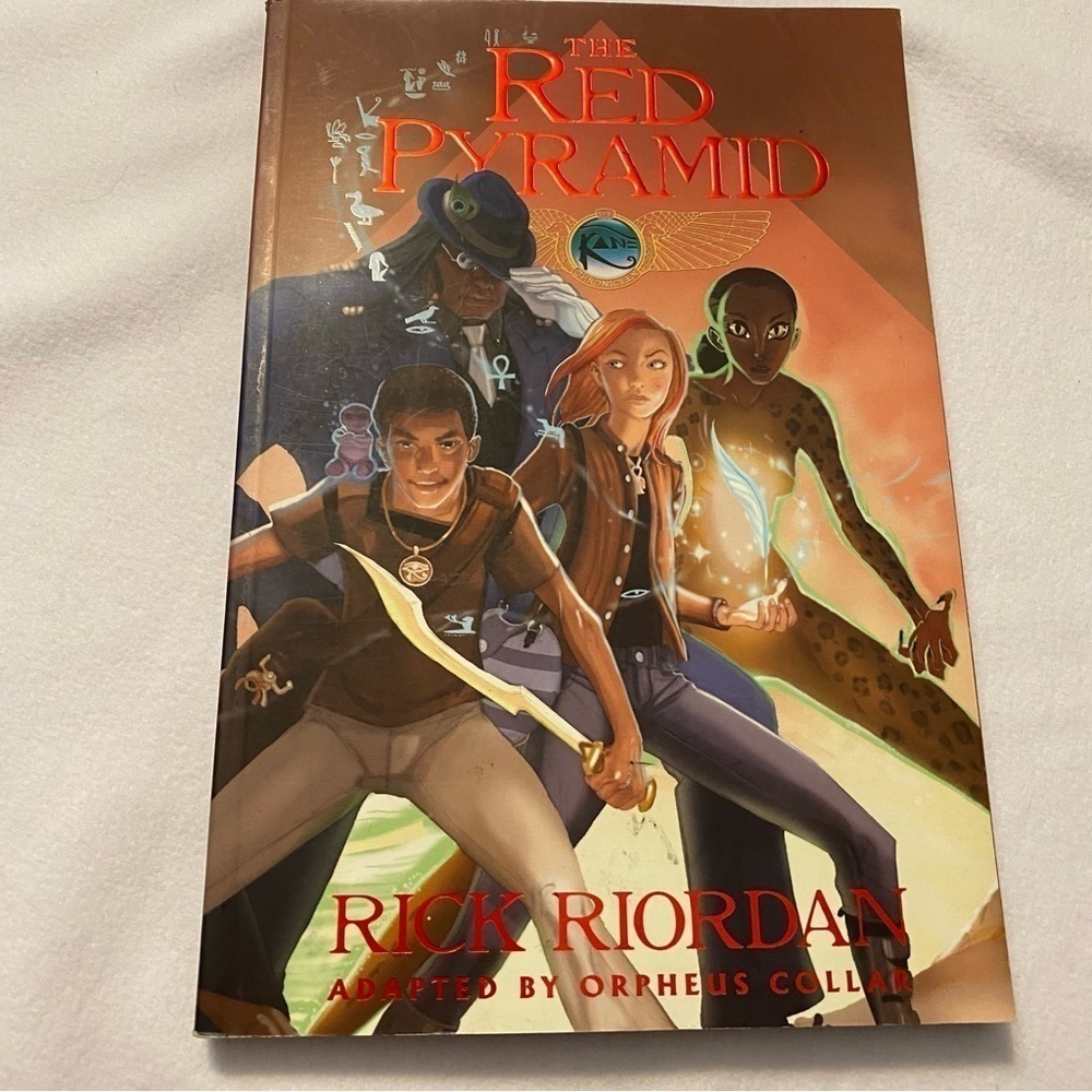 The Red Pyramid By Rick Riordan Adapted By Orpheus Collar Graphic Novel​​​​